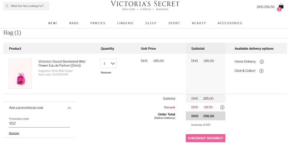 How to use Victoria Secret Coupon Code